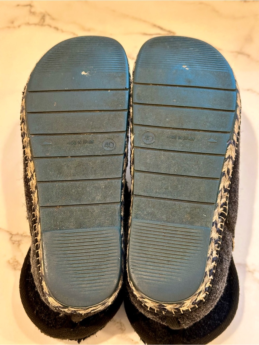 Toni Pons Gray Felt Faux Fur Espadrille Slipper Booties- Gorpcore/Cabin - Picture 7 of 7